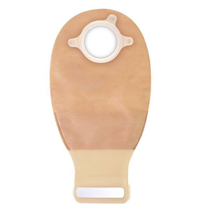 OSTOMY PCH 2PC DRAIN PRE-SIZED 1 3/4IN W/INVISICLOSE TRANS NATURA + (10/BX 14BX/CS) [CVT4164-18]