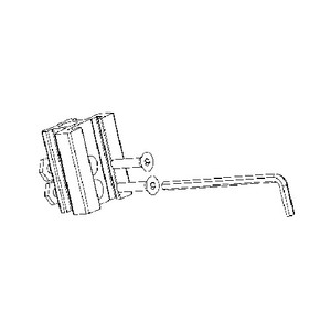 OXYGEN VENTILATOR ACCESSORIES MOUNTING BRACKET F/WATERBAG POLES PARALLEL (EA) [437-900MR087]