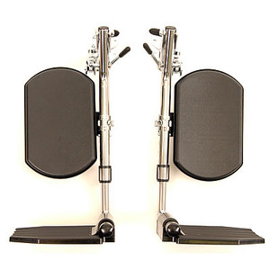 WHEELCHAIR ACCESSORIES FOOTRESTS (F/R) SWINGAWAY 16-20IN WIDE INVACARE (PR) [776-T93HE]