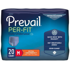 BRIEFS PULL UPS ADULT MALE STYLE MOD ABS DISP LF 34-46IN SM/MD BLUE MENS PERFIT MADE USA (20/PK 4PK/CS) [009-PFM512]