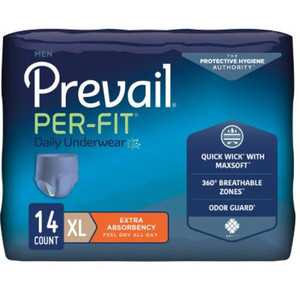 BRIEFS PULL UPS ADULT MALE STYLE MOD ABS DISP LF 58-68IN XL BLUE MENS PERFIT MADE USA (14/PK 4PK/CS) [009-PFM514]