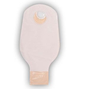 OSTOMY PCH 2PC DRAIN PRE-SIZED 1 1/4IN 10IN PCH OPAQUE SUR-FIT NATURA (10/BX 14BX/CS) [CVT4015-05]