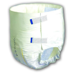 BRIEFS DIAPERS ADULT HVY ABS DISP LF 32-44IN MD WHITE TRANQUILITY SELECT MADE USA (12/PK 8PK/CS) [149-2624]