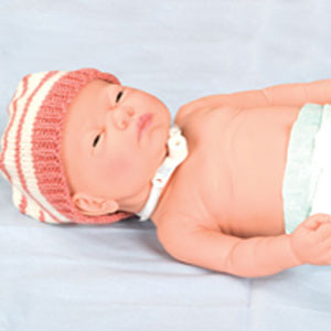 TRACHEOSTOMY TUBE TIES HOLDERS SOFT FOAM COLLAR VELCRO LF 1-PC 1-9IN SM POSEY (12/BX) [141-8197S]