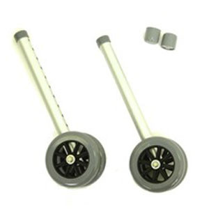 WALKERS BARIATRIC ACCESSORIES WHEELS 5IN W/TIPS INVACARE (PR) [776-6375]