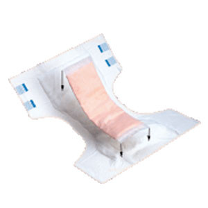 PADS INSERT GARMENT BOOSTER LIGHT ABS DISP LF 2.75IN X 10.5IN PEACH TOPLINER MADE USA (25/PK 8PK/CS) [149-2072]