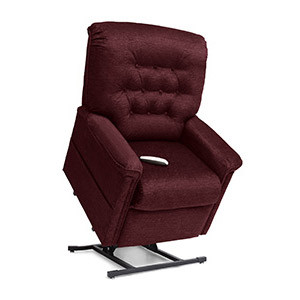 LIFT CHAIR 3 POSITION LC358M CHESTNUT VINYL 20IN WIDE 375LB CAP (EA) [596-LC358MCHV]