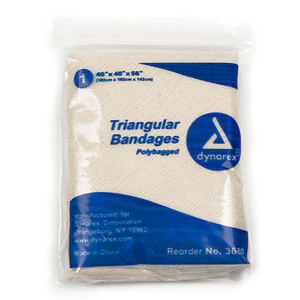 BANDAGES GAUZE TRIANGULAR NON-WOVEN LF NS 40IN X 40IN X 56IN (12/BX) [500-TBAND]