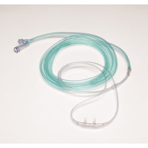 CAPNOGRAPHY CANNULAS NASAL ADULT CLEAR MALE LUER LOCK W/ 7FT & GAS SAMPLING LINE W/FILTER SUNMED (25/CS) [157-4707-7-7-25]
