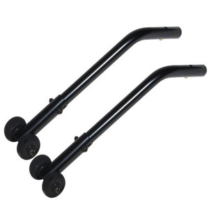 WHEELCHAIR ACCESSORIES ANTI-TIPPERS BLACK REAR W/WHEELS F/CRUISER III (PR) [500-STDS819]