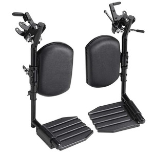 WHEELCHAIR ACCESSORIES LEGRESTS ELEVATED PADDED (ELR'S) ALUMNIUM INVACARE (PR) [776-T94HAP]