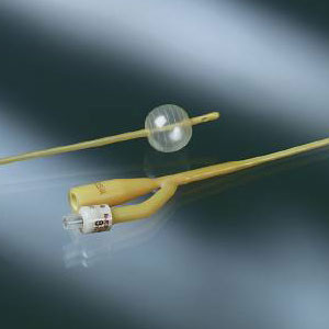 CATHETERS FOLEY 2 WAY DISP ST LATEX 10FR 3CC LUBRICATH BARDEX PED (12/CS) [BU0165PL10]