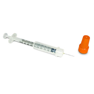SYRINGES SAFETY TB DISP ST 25GA X .625IN 1CC ONE-CARE (100/BX 10BX/CS) [500-511201]