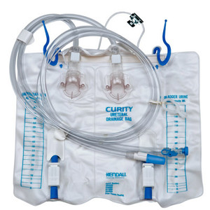 DRAINAGE BAGS W/ANTI-REFLUX DRIP CHAMBER DISP LF DOUBLE HANGER 4000ML NEEDLELESS SAMPLING (15/CS) [150-6261]