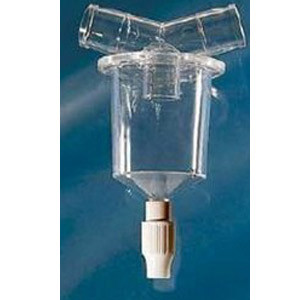OXYGEN TUBING WATER TRAP 22MM ID X 22MM OD 70CC TWIST VALVE AIRLIFE (50/CS) [304-5275P]