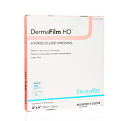 DRESSINGS HYDROCOLLOID LF ST 4IN X 4IN CLEAR W/GRID MADE USA (10/BX) [600-6238-4]