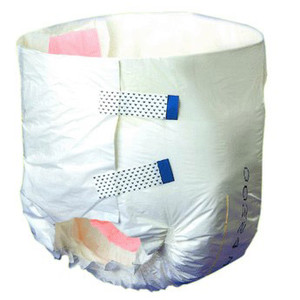 BRIEFS DIAPERS ADULT OVERNIGHT MOD-HVY ABS DISP LF 32-44IN MD WHITE TRANQUILITY ATN MADE USA (12/PK 8PK/CS) [149-2185]