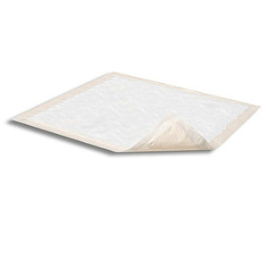 UNDERPADS DISP CHUX 23IN X 36IN HEAVY ABS LF W/POLYMER PEACH NIGHT PRESERVER MADE USA (10/PK 15PK/CS) [338-UFPP236]