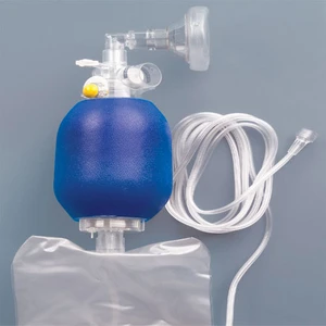 RESUSCITATORS MANUAL PULMONARY (MPR) AMBU PEDIATRIC DISP W/MASK BAG & PEEP VALVE AIRLIFE (6/CS) [304-2K8039]