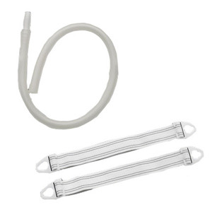 LEG BAGS FABRIC STRAPS ONLY 15IN LOOP AND BUTTON LF HOLLISTER (10PR/BX) [HOL9342]