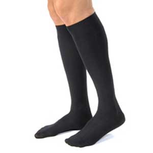 STOCKINGS ANTI-EMBOLISM KNEE HIGH CLOSED TOE REG 12-15IN CALF, 17IN LENGTH SIZE MD BLACK T.E.D. (12PR/CS) [150-4435]