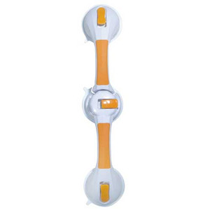 BARS GRAB SUCTION CUP ROTATING ORANGE & WHITE 19.75IN RETAIL PACK (3/CS) [482-RTL13084]