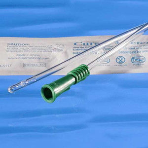 CATHETERS URETHRAL DISP ST INTERMITTENT PVC STRAIGHT TIP LF PEDIATRIC 14FR 10IN W/O BPA DEHP (30/BX 10BX/CS) [500-UC14P]