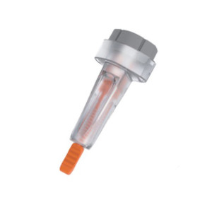 BLOOD LANCETS SAFETY PUSH BUTTON ST 21GA 1.8MM DEPTH (100/BX 10BX/CS) [600-L100-1.8]