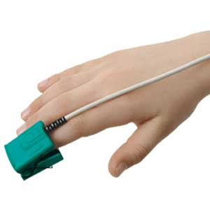 PULSE OXIMETER ACCESSORIES SENSOR UNIT FINGERTIP REUSABLE PEDIATRIC W/ 3FT CABLE PURE LIGHT (EA) [749-8000AP]