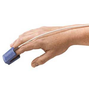 PULSE OXIMETER ACCESSORIES SENSOR UNIT FINGERTIP REUSABLE ADULT ARTICULATED W/3FT CABLE PURE LIGHT MADE USA (EA) [749-8000AA]