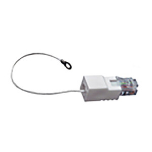ALARMS NURSE CALL BUTTON DUMMY PLUG W/5IN CORD F/TEKTONE,SIMPLEX & WESCOM (EA) [634-7710W-D]