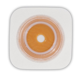 OSTOMY WAFER CUT-TO FIT 4IN X 4IN W/1 1/2IN FLANGE W/STOMAHESIVE WHITE SUR-FIT NATURA (10/BX 10BX/CS) [CVT1252-58]