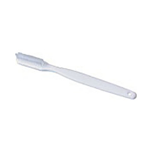 TOOTHBRUSH ADULT NYLON BRISTLES 37-TUFT WHITE (144/BX 10BX/CS) [100-TB37]