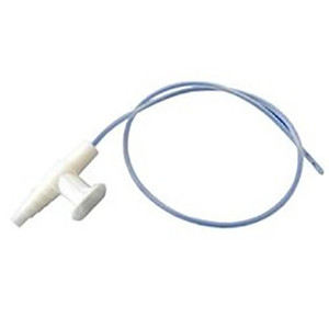CATHETERS SUCTION TRACH OPEN W/CHIMNEY VALVE DELEE BEVEL TIP DISP ST LF 14FR 20IN COIL PK TRI-FLO (50/CS) [304-T60C]
