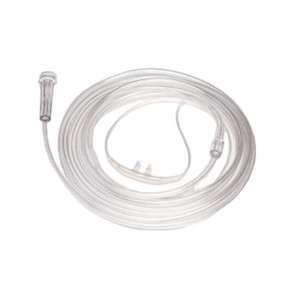 CANNULAS OXYGEN NASAL CURVED TIP INFANT CLEAR CRIMP RESIST W/ 7FT TUBING INTERMEDIATE SUNMED (50/CS) [157-1615-7-50]