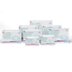DRESSINGS FOAM ADH OVAL MINI 2.75IN X 3IN TEGADERM (10/BX 4BX/CS) [3M90614]
