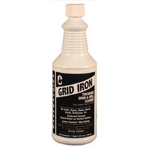 CLEANERS DEGREASER FOOD SERVICE / KITCHEN ALL PURPOSE FOAMING HVY DUTY RTU 1QT GRID IRON MADE USA (12/CS) [500-ESK10-Q12]