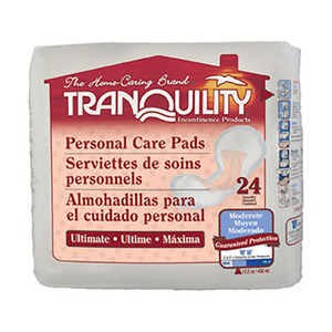 PADS INSERT GARMENT BOOSTER ULTIMATE ABS DISP LF 7.5IN X 16.5IN WHITE TRANQUILITY MADE USA (24/PK 4PK/CS) [149-2382]