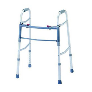 WALKERS ADULT FOLDING 2 BUTTON ADJ HT 32-39IN 300LB CAP COMPARE TO GUARDIAN (4/CS) [500-W101G]