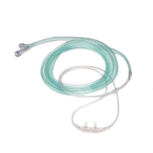 CAPNOGRAPHY CANNULAS NASAL ADULT CLEAR FEMALE LUER LOCK W/ 7FT & GAS SAMPLING LINE & 2IN CO2 SUNMED (25/CS) [157-4706F-7-0-25]