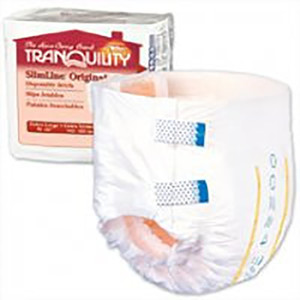 BRIEFS DIAPERS YOUTH HVY ABS DISP LF 24-42LBS XSM WHITE SLIMLINE MADE USA (12/PK 10PK/CS) [149-2112]
