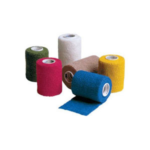 BANDAGES COMPRESSION WRAP ELASTIC COHESIVE SELF-ADH LATEX NS 3IN X 5YD TAN COBAN (24RL/CS) [3M1583-EA]