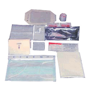 *NO LONGER AVAILABLE* KITS/TRAYS CENTRAL LINE DRESSING CHANGE W/TEGADERM CHLORAPREP 2GLV MASK TAPE DISP LF ST (30/CS) [500-TPNKIT-C]