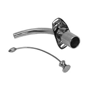 TRACHEOSTOMY TUBE REUSABLE LF SZ 4 W/15MM ADAPTOR STAINLESS STEEL JACKSON IMPROVED TELEFLEX (EA) [088-518426]