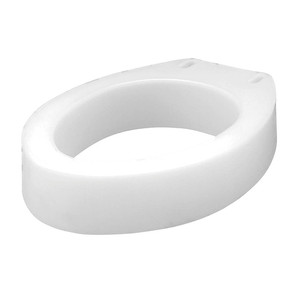 SEATS RAISED TOILET UNDER SEAT ELONGATED 3.5IN 300LB CAP REATIL PACK (4/CS) [620-B306-00]