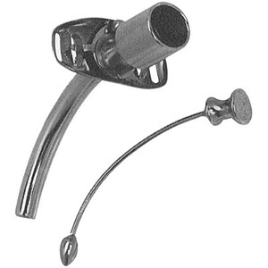 TRACHEOSTOMY TUBE REUSABLE LF SZ 4 W/15MM ADAPTOR STAINLESS STEEL JACKSON IMPROVED (EA) [228-78-2144]