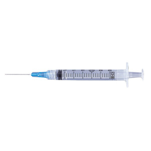 SYRINGES DISP ST DETACHABLE NEEDLE 3CC 25GA X .625IN INTEGRA (100/BX 4BX/CS) [BD305269]
