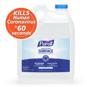 CLEANERS DISINFECTANT HARD SURFACE SANITIZER ETHYL ALCOHOL 70% ISOPROPYL 5% RTU 128OZ FRAG FREE PURELL (4GL/CS) [GJ4340-04]