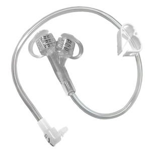 ENTERAL G-TUBE EXT SET Y-PORT RT ANGLE CONNECTOR 12IN CLEAR ENFIT AMT MINI ONE (10/BX) [412-6-1222-ISOSAF]
