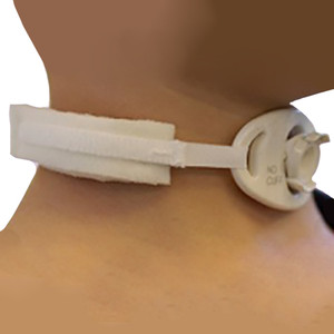 TRACHEOSTOMY TUBE TIES HOLDERS SOFT FOAM COLLAR ATTACHED VELCRO LF 2-PC 1IN FITS 6-12IN NEONATAL/PEDIATRIC MARPAC (100/BX) [779-203B]
